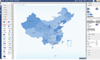 气泡地图与热力地图，如何呈现全国区域性数据？-迪赛智慧数