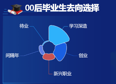 00后毕业生去向选择-迪赛智慧数