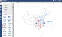 多点飞线地图，清晰描绘数据流动情况-迪赛智慧数