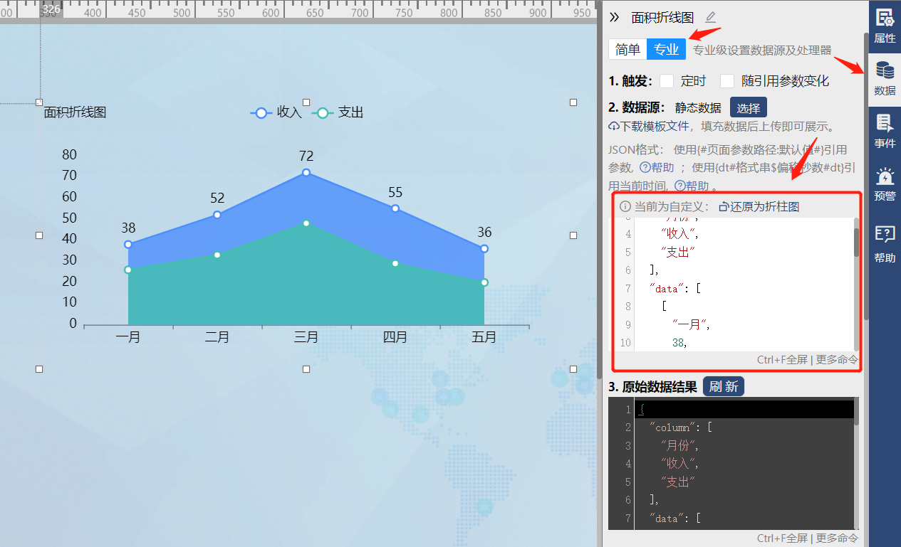 面积折线图的使用场景-迪赛智慧数