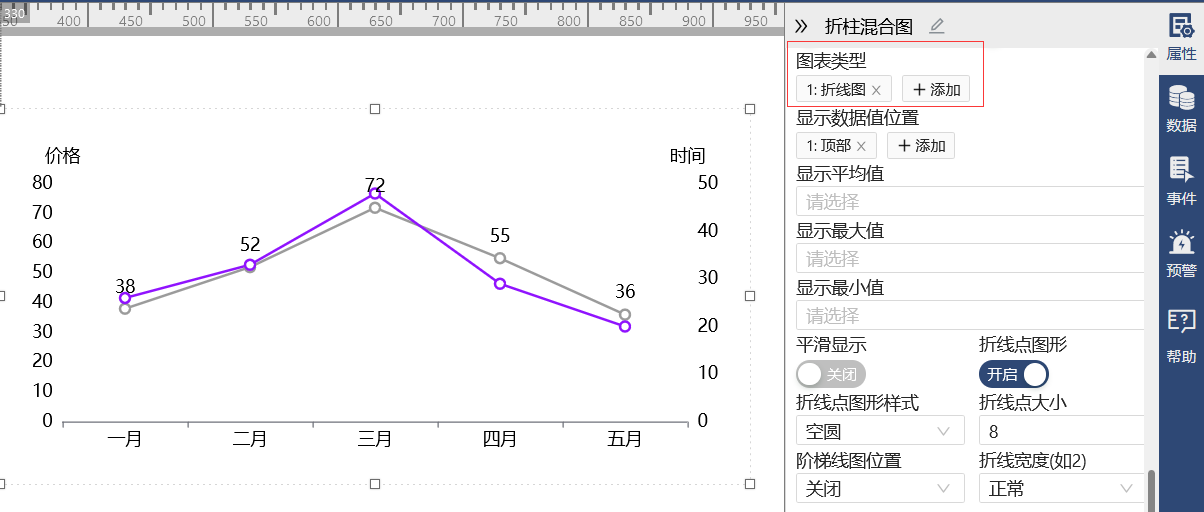 这时候可以通过图表效果配置来实现-迪赛智慧数