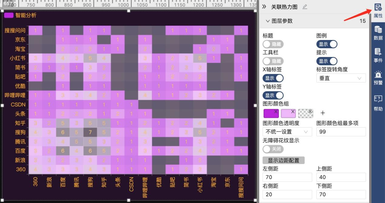 接下来进行外观属性设置-迪赛智慧数