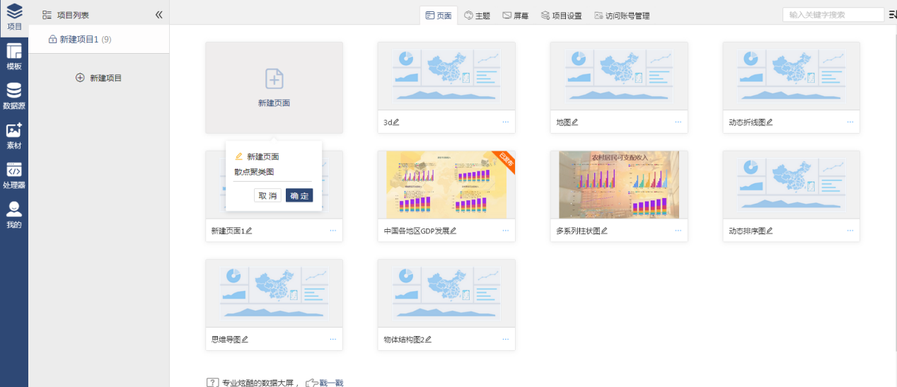 数据可视化之散点聚类图-迪赛智慧数