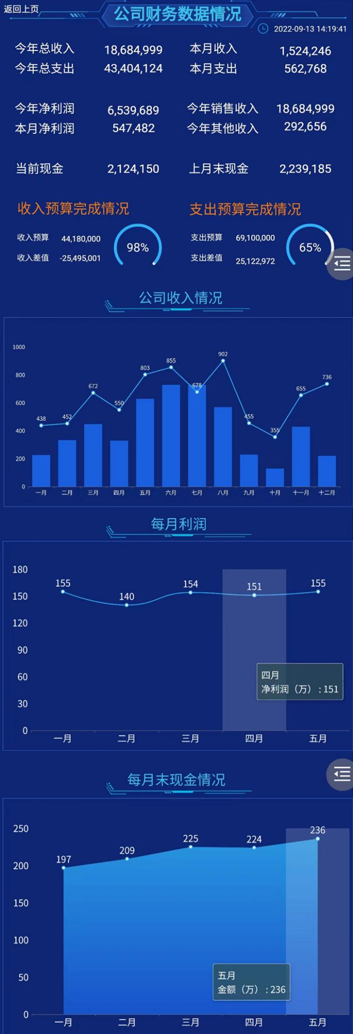 公司的财务情况所做的情况分析-迪赛智慧数