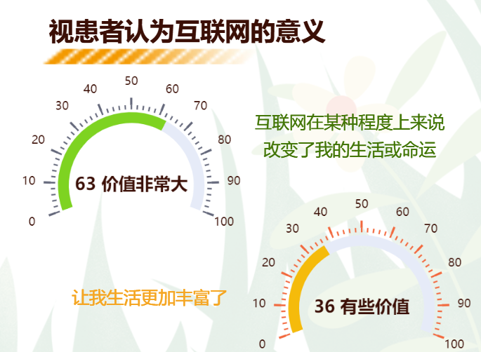 视患者认为互联网的意义-迪赛智慧数