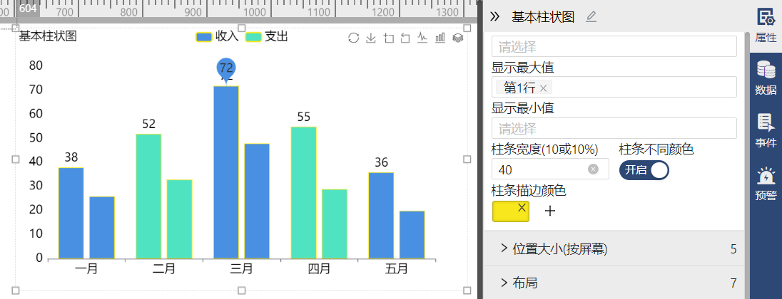 基本柱状图-迪赛智慧数